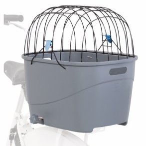 Cykelkurv til bagagebger 36x47x46 cm gr . Bestillingsvarer 3 til 8 dage
