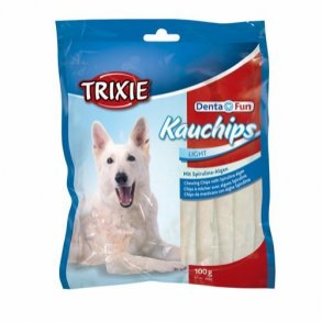 Tyggechips med spirulina alger, 100 g.