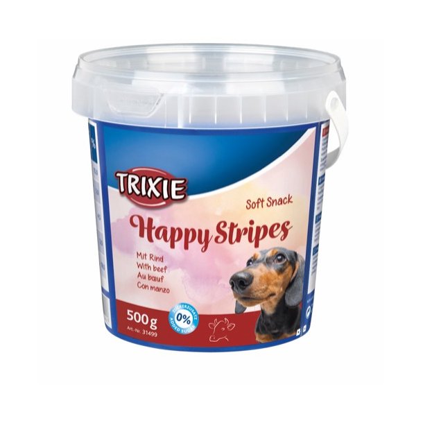 Soft Snack Happy Stripes med oksekd 500 G