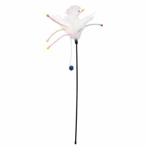 drillepind med fjer drillepind med fjer 41 cm ass farver