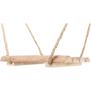 Swing, pine wood 19,5x19,5x27 cm tr