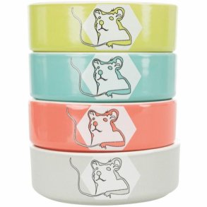 Keramikskl, hamster ass farver  90 ml