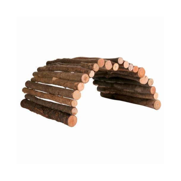  Bro fleksibel tr med bark  51x30 cm